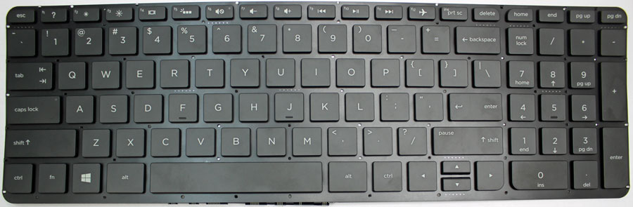 M7-K010DX (Black) - LaptopKeyboard.com