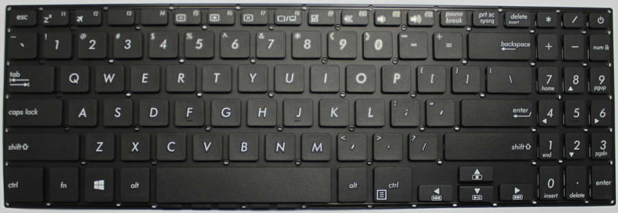 A507 (Black) Asus - LaptopKeyboard.com